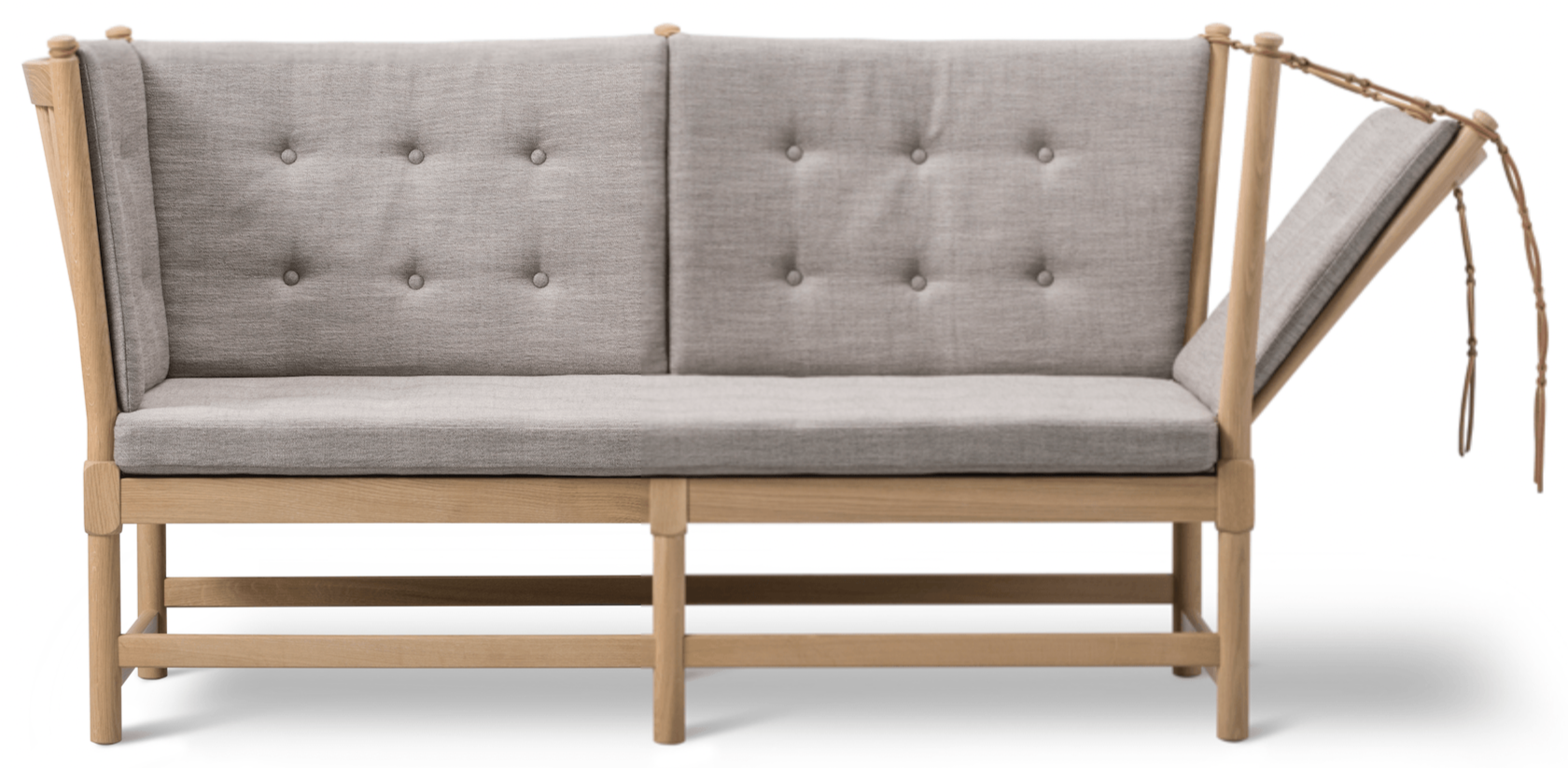 Spoke-Back Sofa - Soap Treated Oak - Ruskin 33