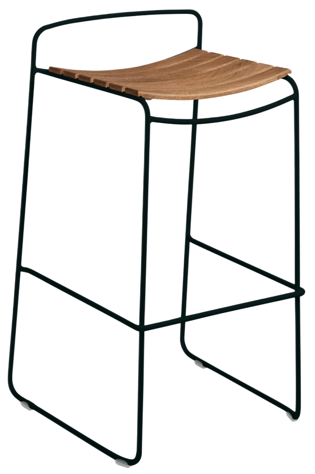 Surprising Teak Bar Stool - Liquorice