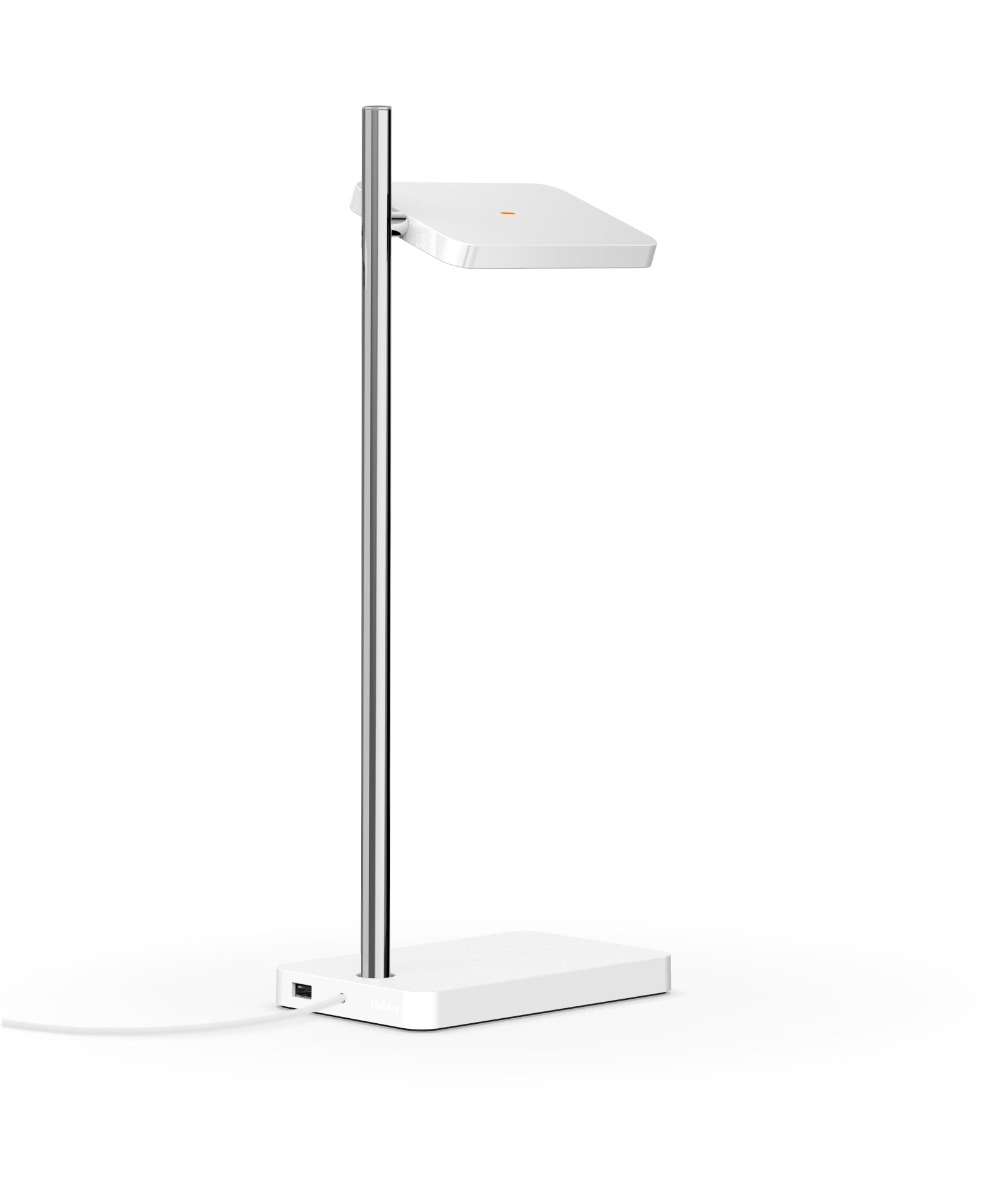 Talia Table Lamp - White/Silver