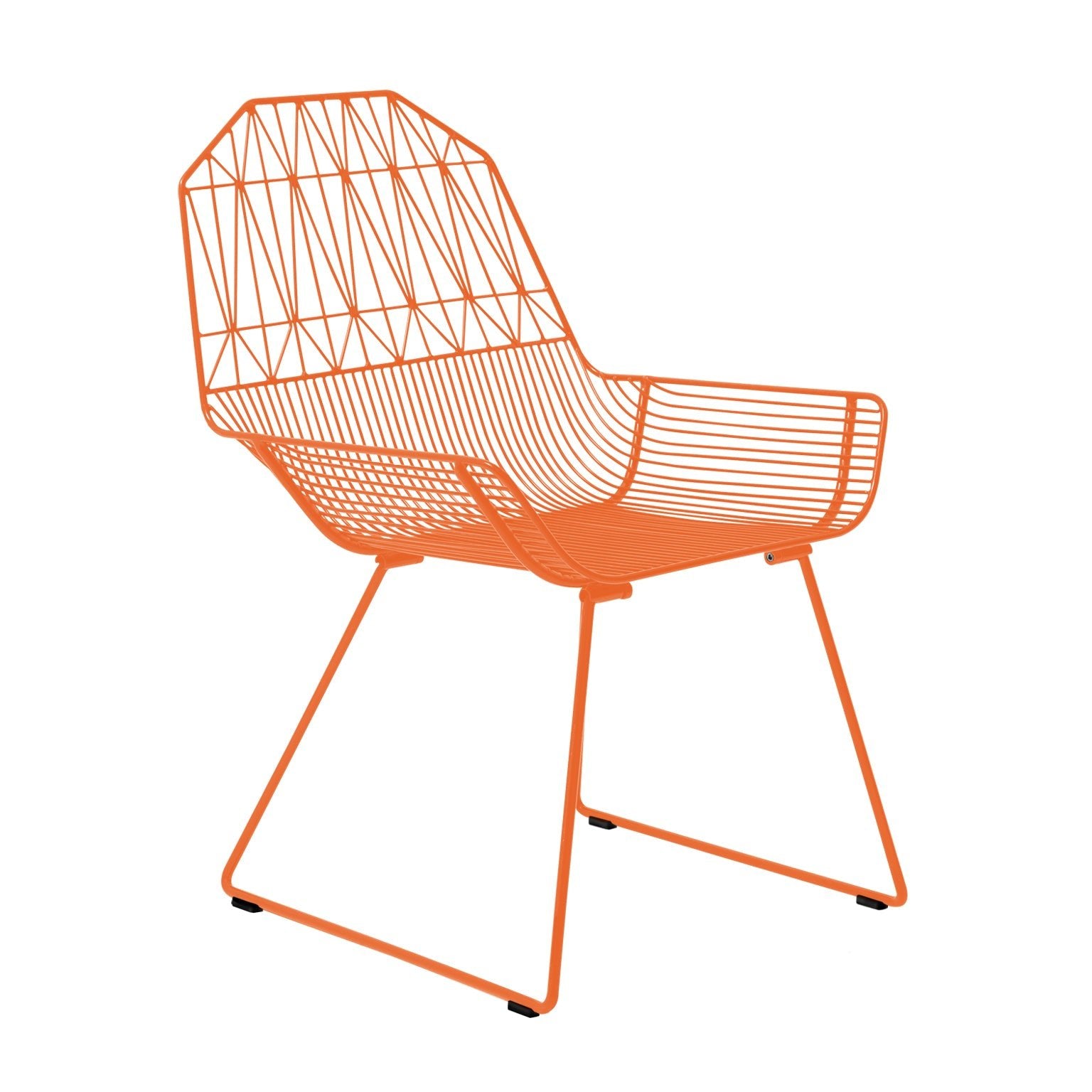 The Farmhouse Chair - Set of 2 - Orange / No Seat Pad