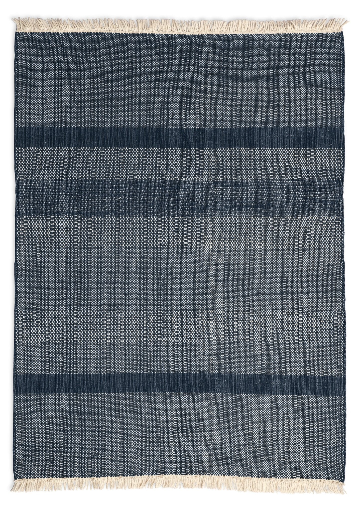 Tres Textured Rug - 9'10"x13'1" / Blue