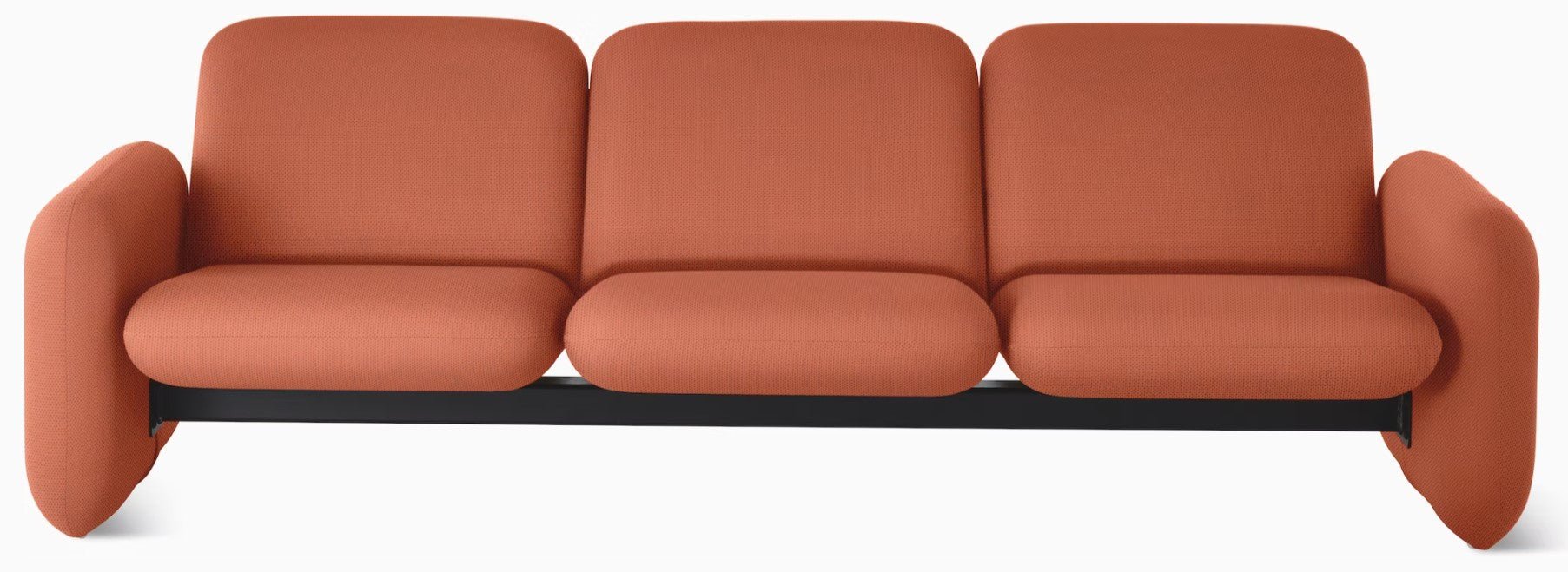 Wilkes Modular Sofa Group - 3 Seater - Contour - Rust