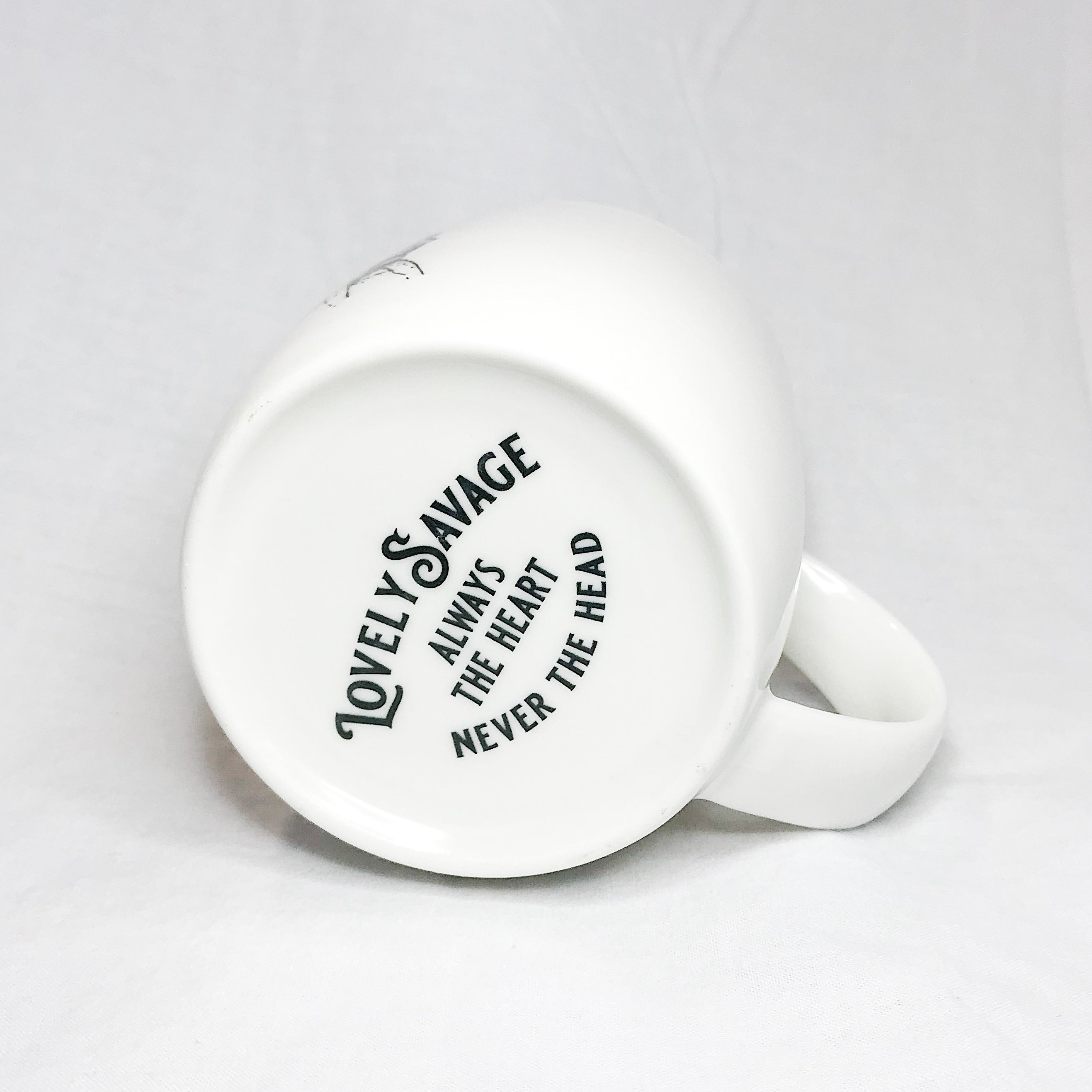 Lovely Savage White Bison Mug