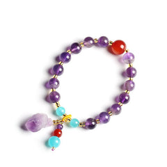 Beruhigendes und Stressabbau-Amethyst-Armband