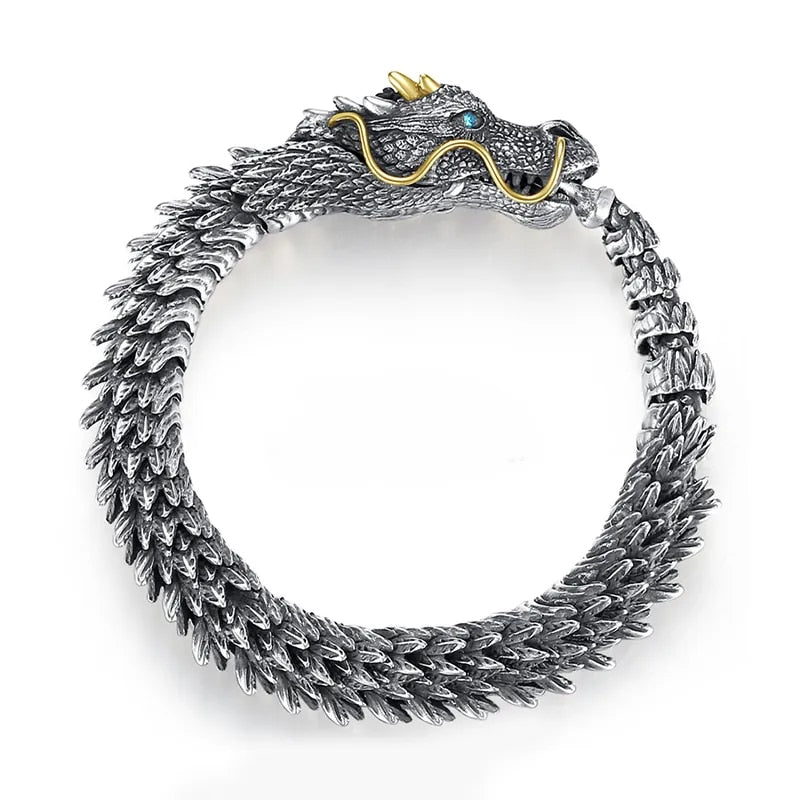 Image of Feng Shui Dragon Good Luck and Fortune Bracelet