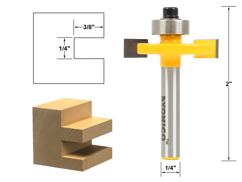 1/4" Slot Slotting & Rabbeting Router Bit 1/4" Shank Yonico 14184q