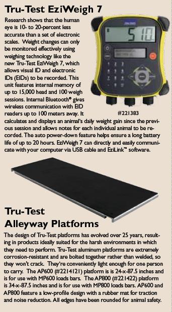 Tru-Test Ezi-Weigh 7i Complete Cattle Livestock Weigh Scale Package –  Speedrite Electric Fence Chargers / Energizers & Tru-Test Livestock Scales  from Valley Farm Supply