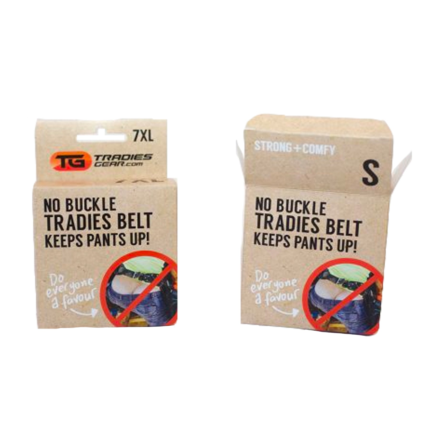 no buckle tradies belt