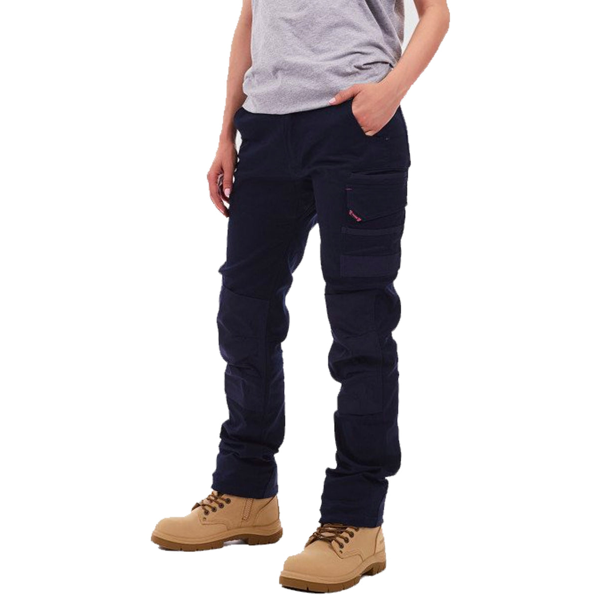 Unit Ladies Staple Cargo Pants - Navy