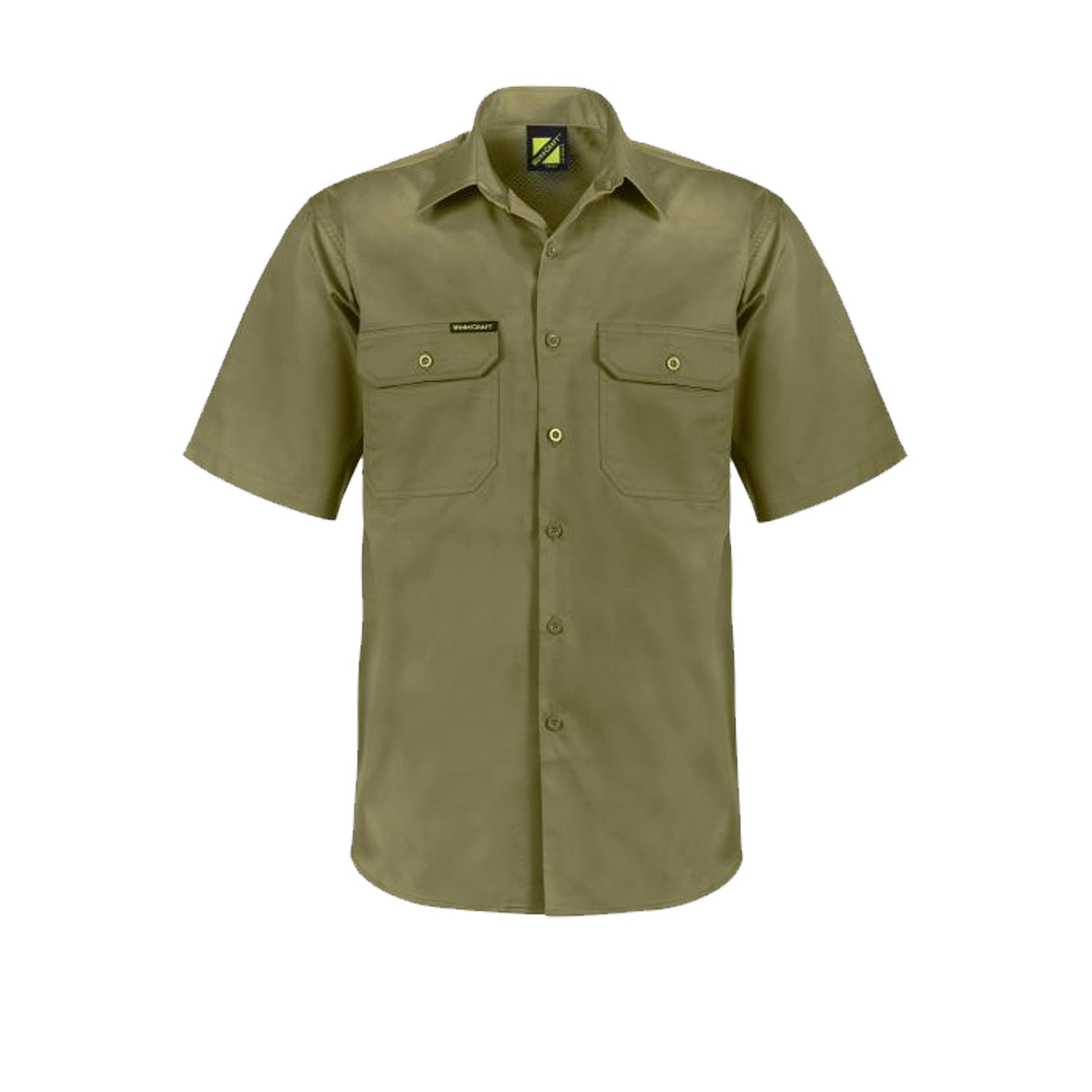 LIGHTWEIGHT VENTED COTTON DRILL SHIRT - SHORT SLEEVE - WS4012