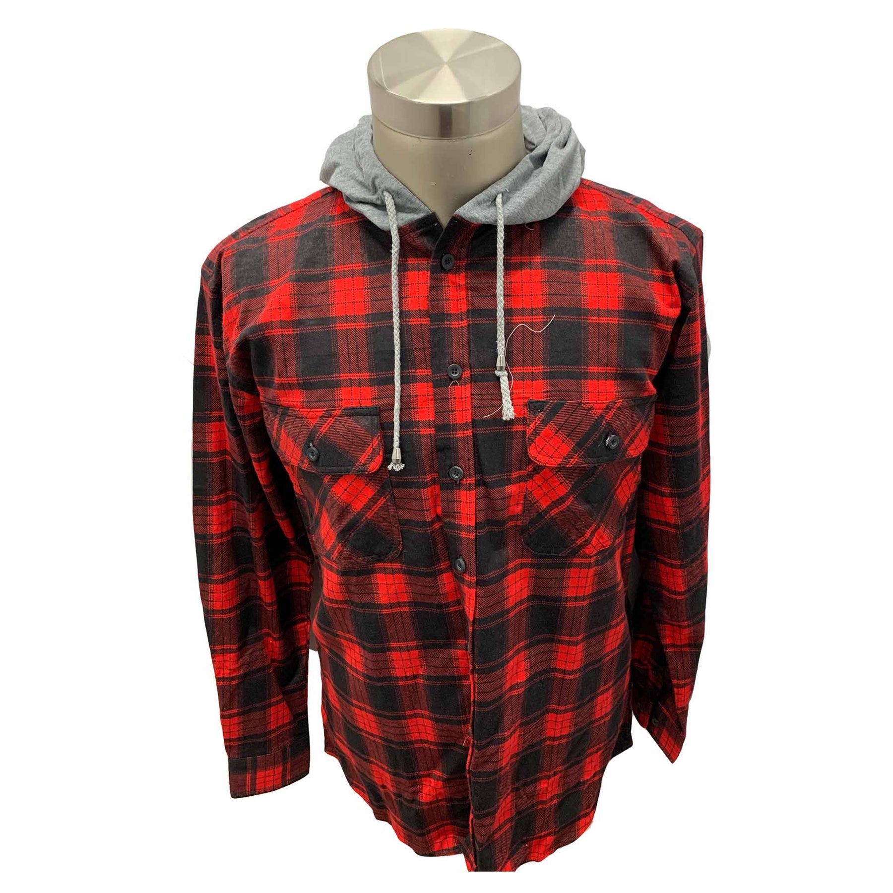 FLANNELETTE SHIRT WITH HOOD