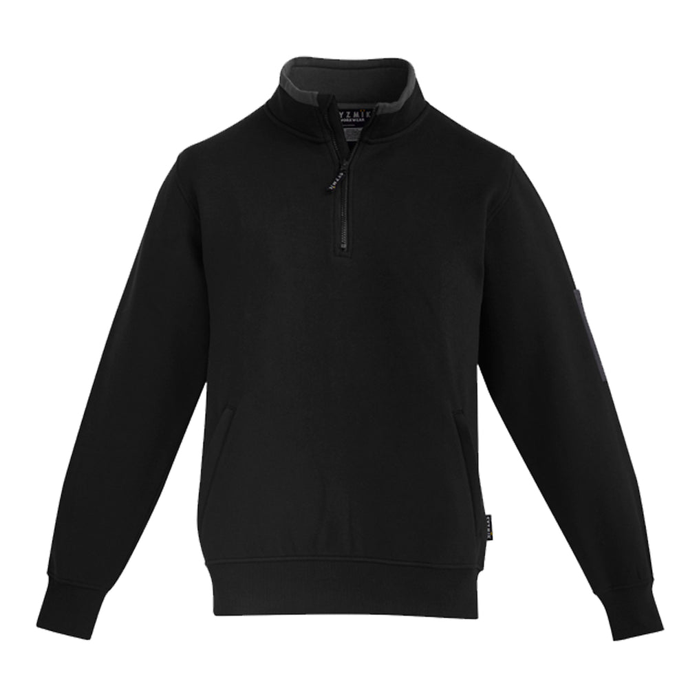 MENS 1/4 ZIP BRUSHED FLEECE - ZT366