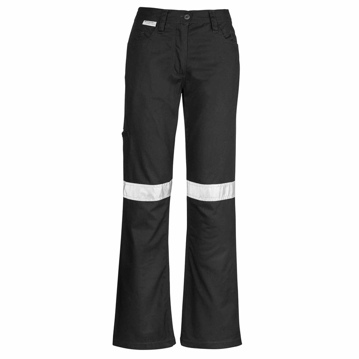 1007TN - LADIES COTTON CARGO WORK PANTS WITH 3M™ REFLECTIVE TAPE