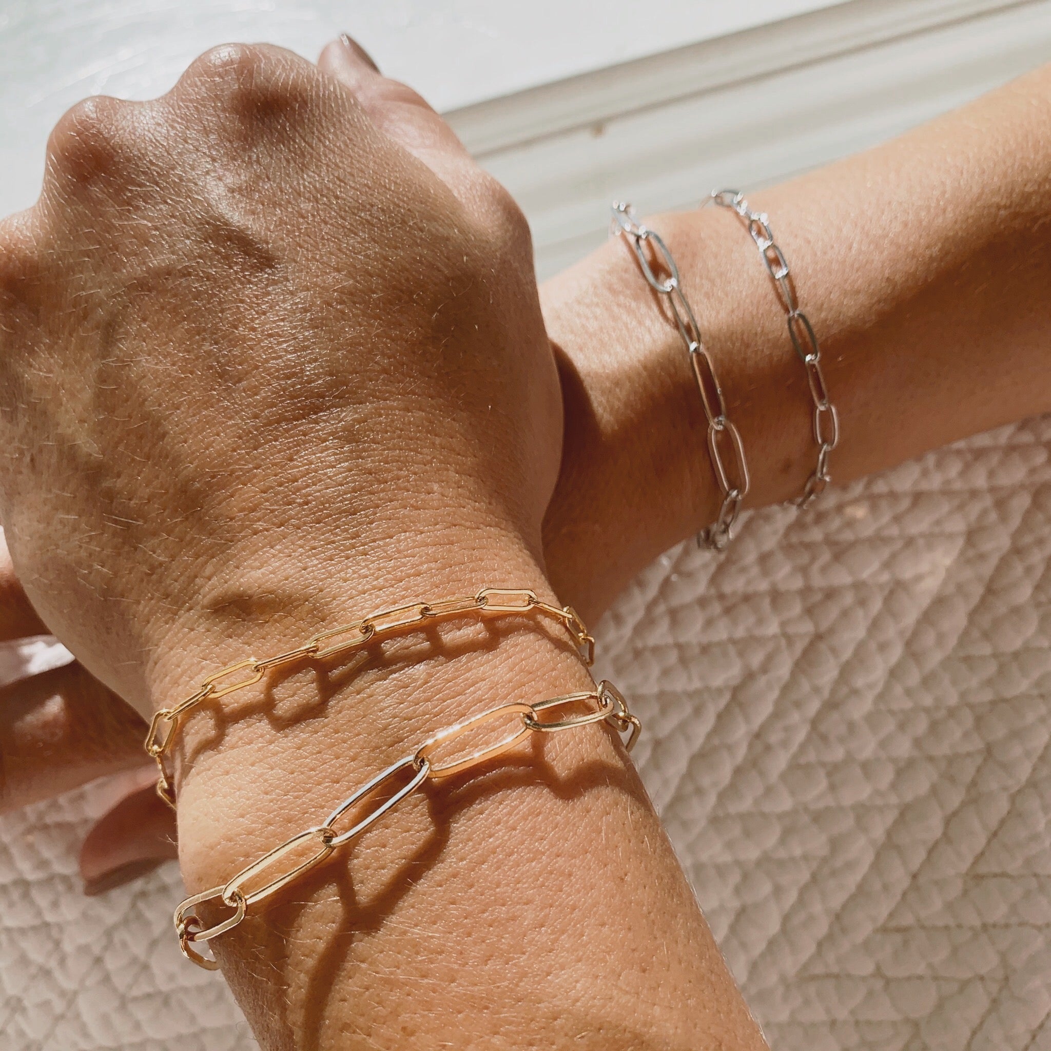 Chunky Monaco Bracelet in Gold