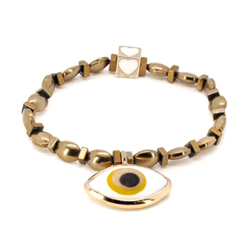 Yellow Evil Eye Bracelet