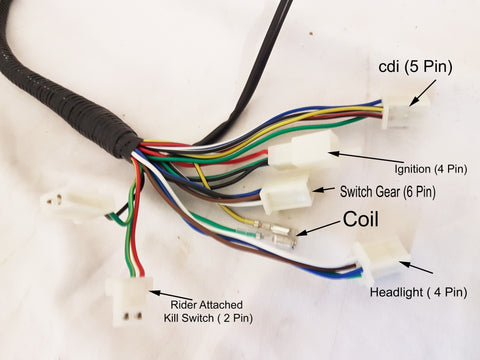 quad bike wiring loom