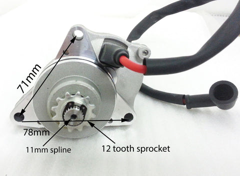 starter motor in bike