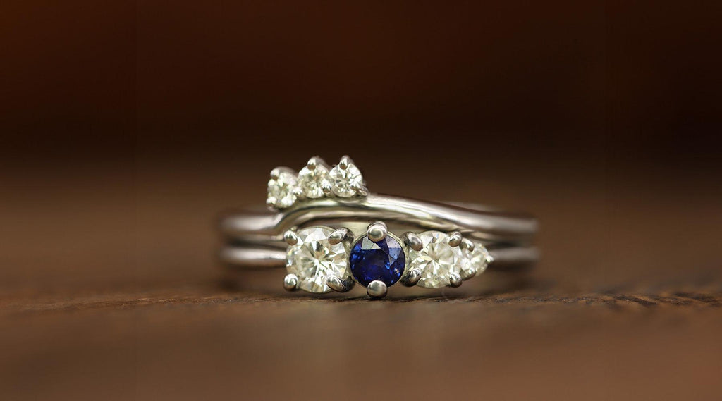 Platinum Diamond Tiara and Asymmetric Rings