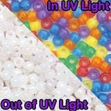 UV Photochromic Pony Craft Beads