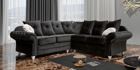Tyson Corner Sofa 2C2 Velvet Fabric