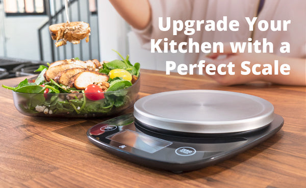 Food Weight Scale with Bowl - Super Accurate, Single Sensor, Digital Kitchen Scale Master Food Prep with A Custom-Built Bowl That Fits on Top A