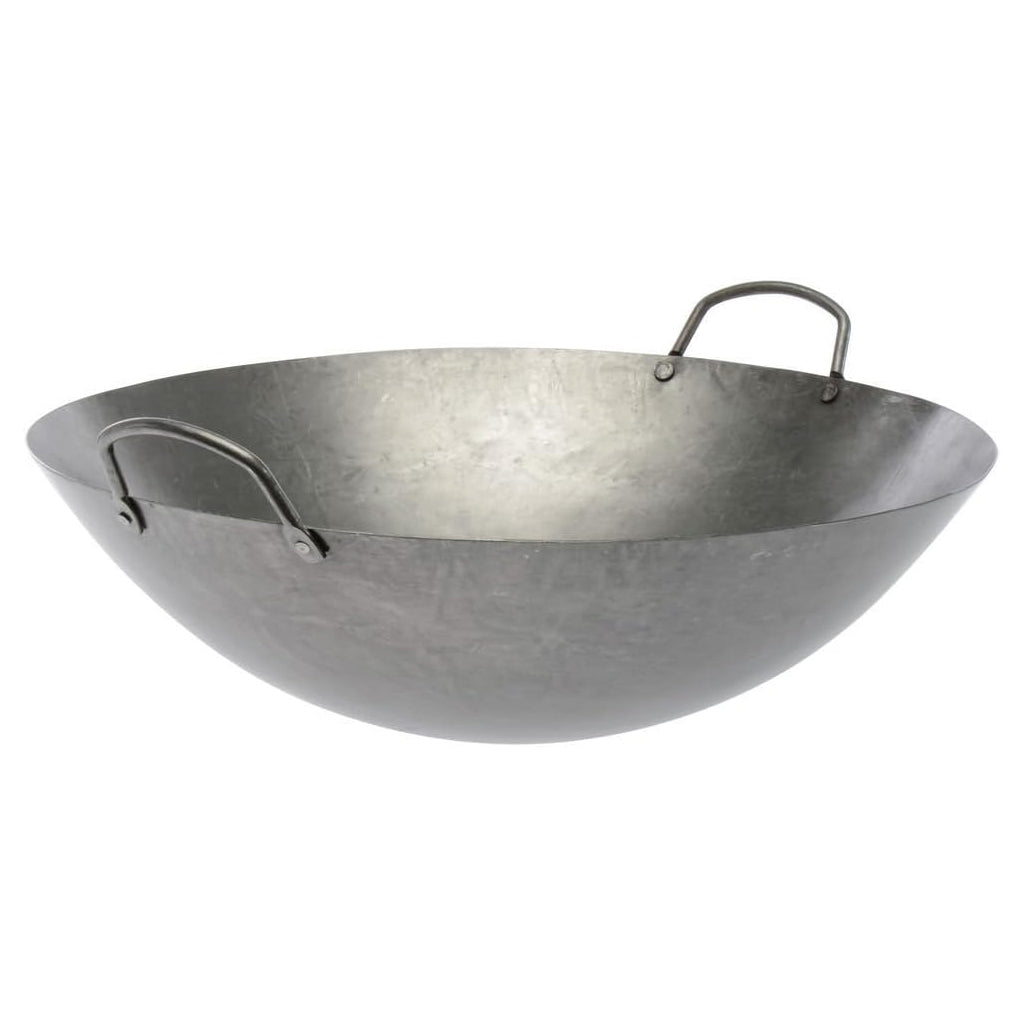 Sur La Table Carbon Steel Wok, Gray