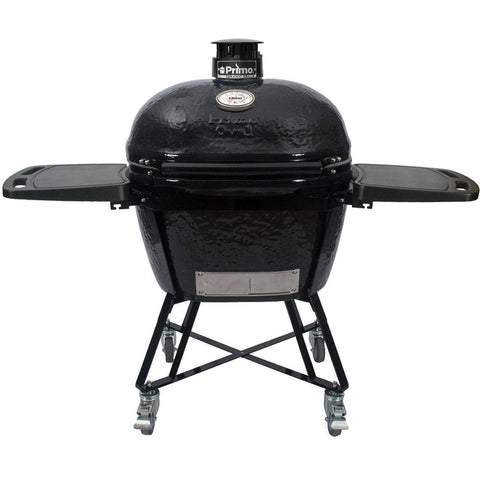 Front view of XL Primo Oval All-in-One Grill Package.
