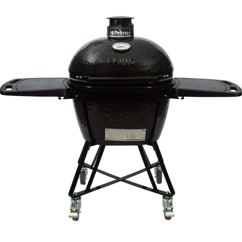 Front view of Large Primo Oval All-in-One Grill Package.