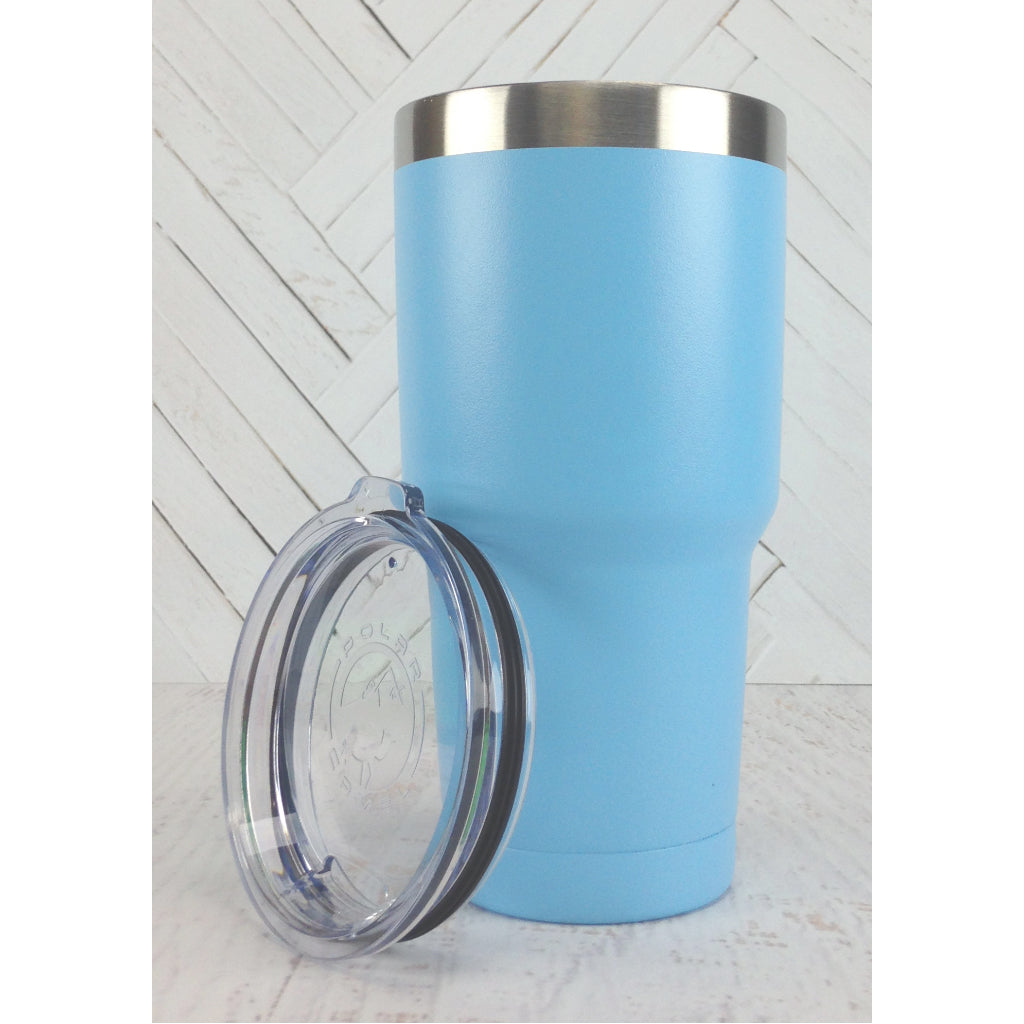 Polar Camel - 30 oz Tumbler - Light Blue – Ceramic Grill Store