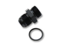 6AN Male Flare to -12 ORB Male Straight Adapter w/O-Ring - Anodized