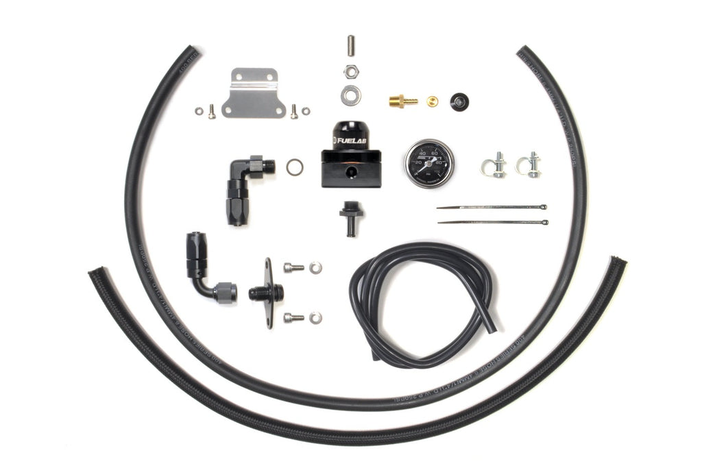 STM -6AN Fuel Feed & Return Kit with Rail for Evo 8/9