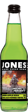 Jody Ruest Label on Jones Green Soda