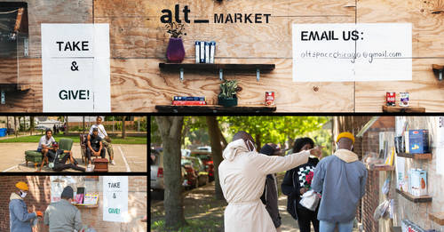 Alt _ images collage. Take & Give ! Envoyez-nous un courriel : altspacechicago@gmail.com