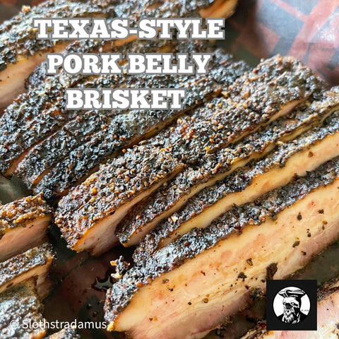 Pork-Belly brisket made texas style
