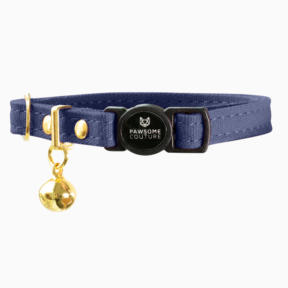 Royal Navy Cotton Cat Collars by Pawsome Couture Thumbnail