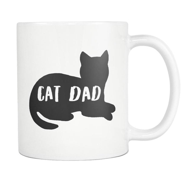 Download Cat Dad Silhouette Mug - Pawsome Couture