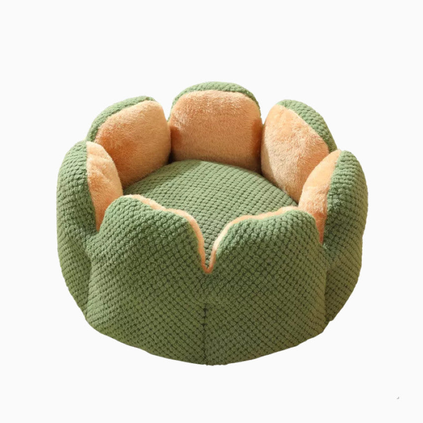 Plush Petal Pet Bed