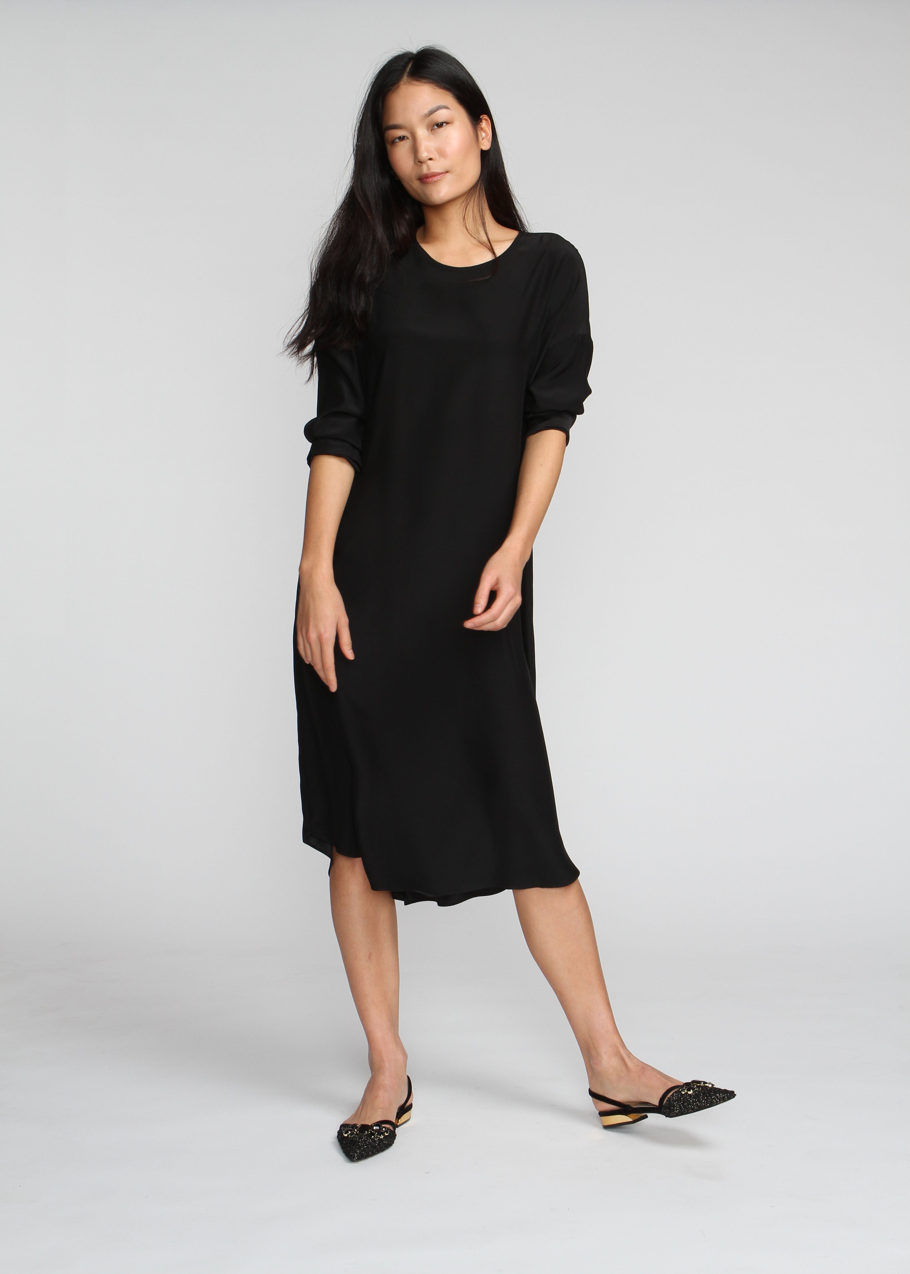 Silky T Dress - Black - Last Chance Sale | The Frock NYC