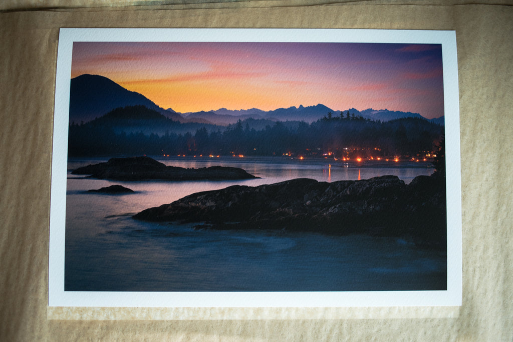 west coast british columbia mackenzie beach sunset summer fires