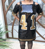 new orleans saints sequin jersey