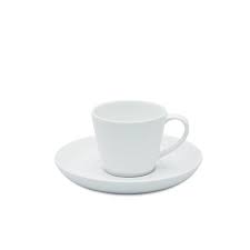 Primary White - Espresso Cup and Saucer – Perfect Party Event Rentals