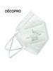 Pack of 12 Disposable KN95 Face Masks, Mouth & Nose Safety Protection, 5-Layer Filter Barrier / Manufactured for and Sold Exclusively by DecoPro / Specified by FDA on EUA List / KN95c