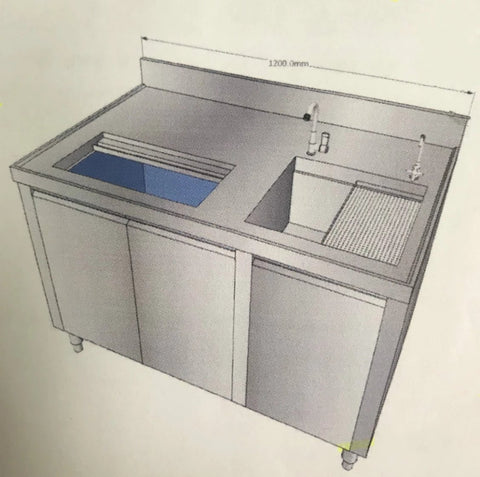 Countertop Cabinet With Sink Ice Bin Sun Ming Enterprises Ltd