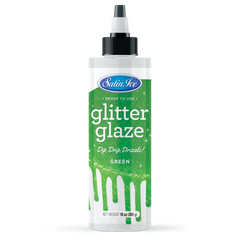 Glitter Glaze - Green- 10oz. Bottle