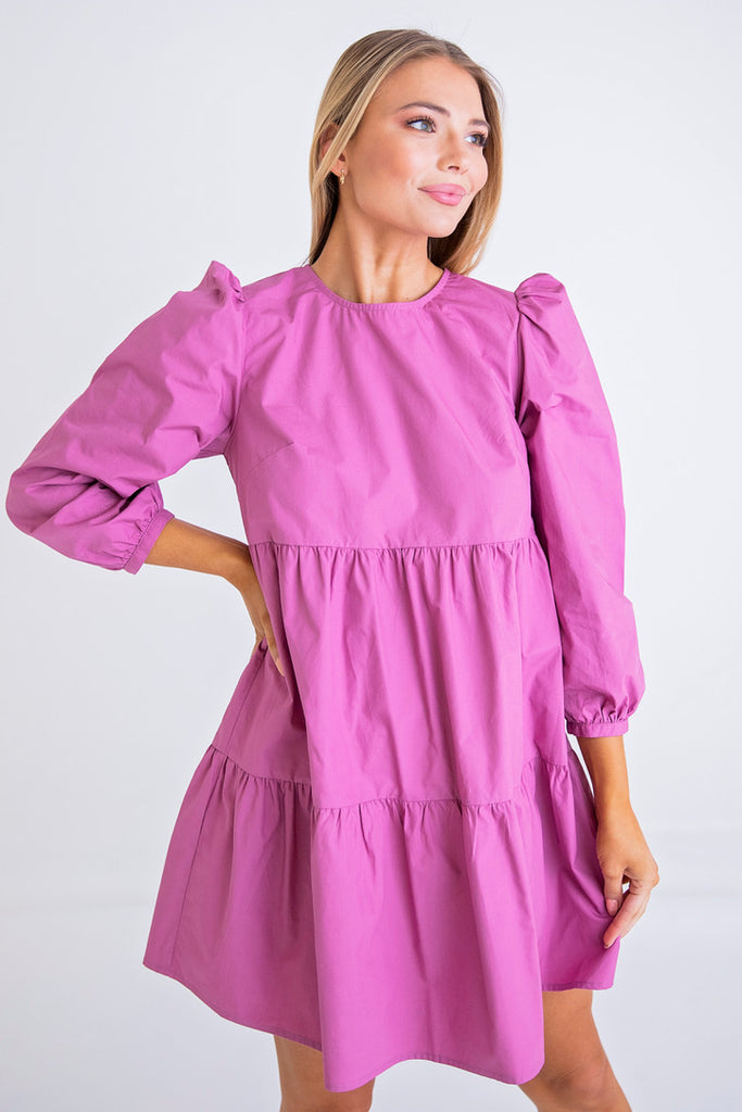 Poplin Long Sleeve Dress – Shop Karlie