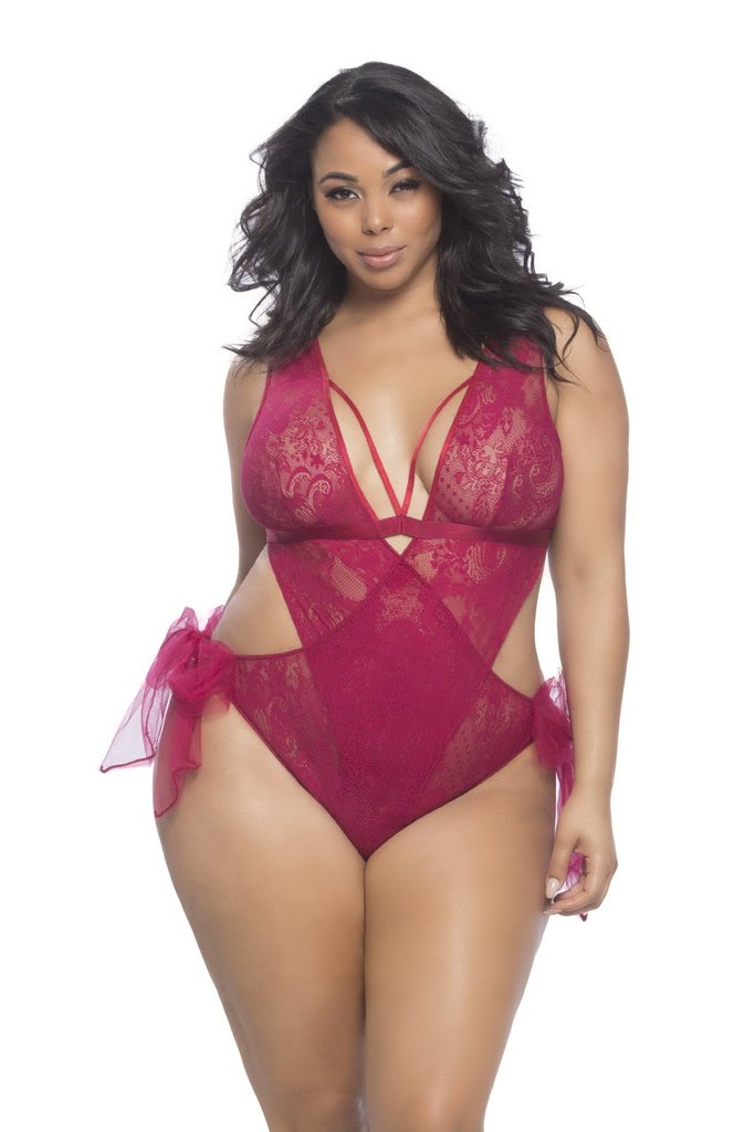 Women Plus Size Sexy Lingerie Long Mesh – Kariiel Closet