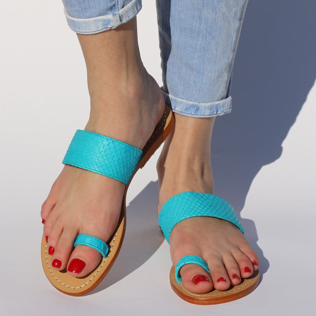 Turquoise Sandals - Mystique Sandals