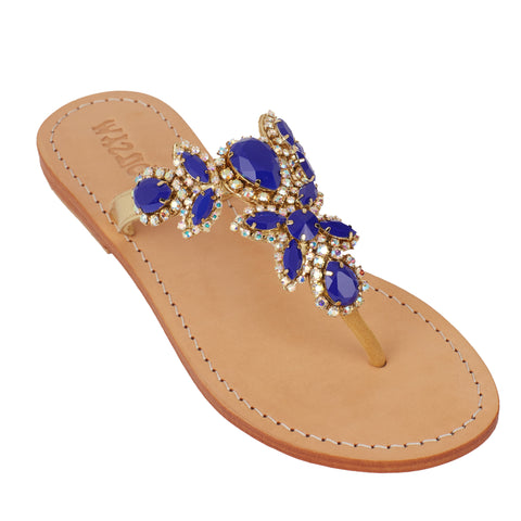 Jeweled & Embellished Flat Women's Sandals | Mystique Sandals – Page 2