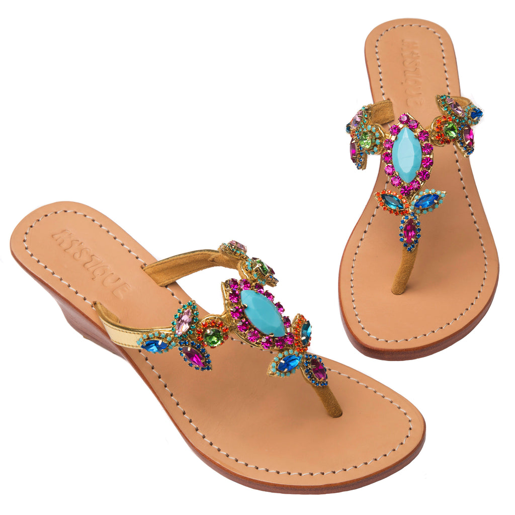 Gold Sandals - Mystique Sandals