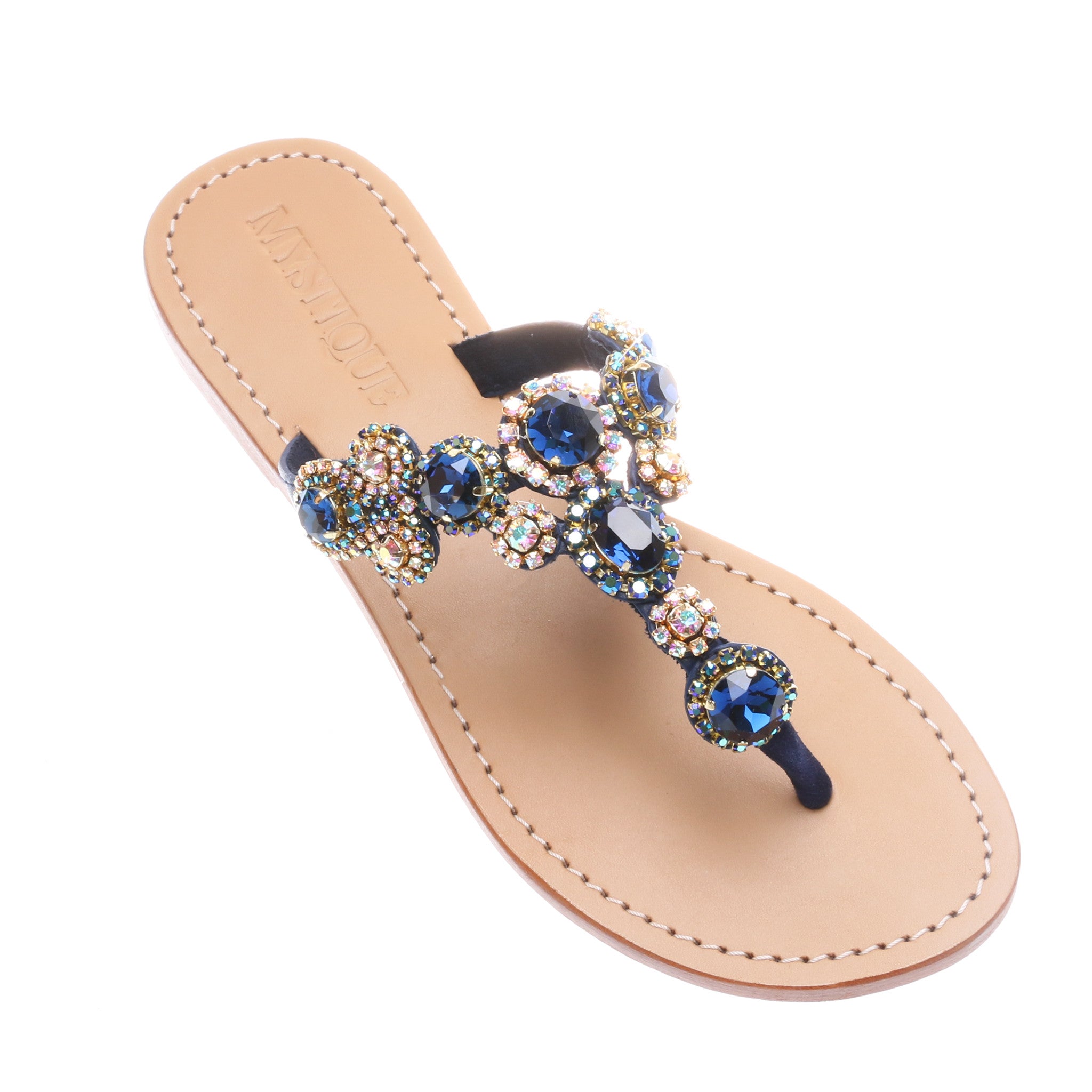 Jeweled & Embellished Flat Women's Sandals | Mystique Sandals – Page 4